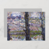 Van Gogh View Arles Blühender Garten Postkarte (Vorne/Hinten)