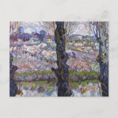Van Gogh View Arles Blühender Garten Postkarte (Vorderseite)