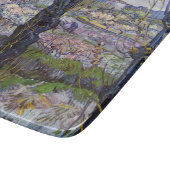 Van Gogh View Arles Blühender Garten Schneidebrett (Ecke)