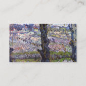 Van Gogh View Arles Blühender Garten Visitenkarte (Rückseite)
