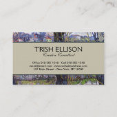 Van Gogh View Arles Blühender Garten Visitenkarte (Rückseite)