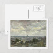 Van Gogh View of Paris Post Card Postkarte (Vorne/Hinten)