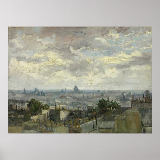 Van Gogh, View of Paris Poster (Vorne)