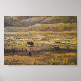 Van Gogh View the Scheveningen Sea Print Poster