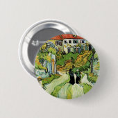 Van Gogh - Village Street and Steps in Auvers Button (Vorne & Hinten)
