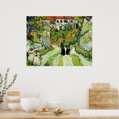 Van Gogh - Village Street and Steps in Auvers Poster (Küche)