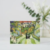 Van Gogh - Village Street and Steps in Auvers Postkarte (Stehend Vorderseite)
