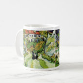 Van Gogh Village Street und Steps Auvers, Figures Kaffeetasse (Vorderseite Links)