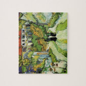 Van Gogh Village Street und Steps Auvers, Figures Puzzle (Vertikal)