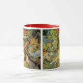 Van Gogh Village Street und Steps Auvers, Figures Tasse (Zentrum)