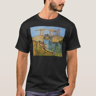 Van Gogh Vincent - die Langlois Brücke T-Shirt