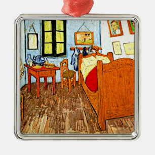 Van Gogh - Vincent's Bedroom, berühmte Malerei, Ornament Aus Metall