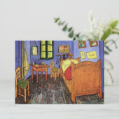 Van Gogh Vincent's Bedroom in Arles, Housewarming Einladung (Stehend Vorderseite)