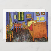Van Gogh Vincent's Bedroom in Arles, Housewarming Einladung (Vorne/Hinten)