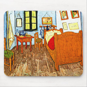 Van Gogh - Vincents Schlafzimmer, feine Kunstmaler Mousepad