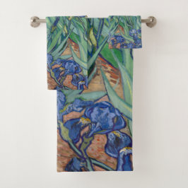 Van Gogh Vintag Irises Badhandtuch Set