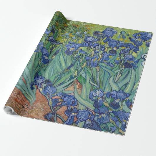 Van Gogh Vintag Irises    Geschenkpapier (Ungerollt)