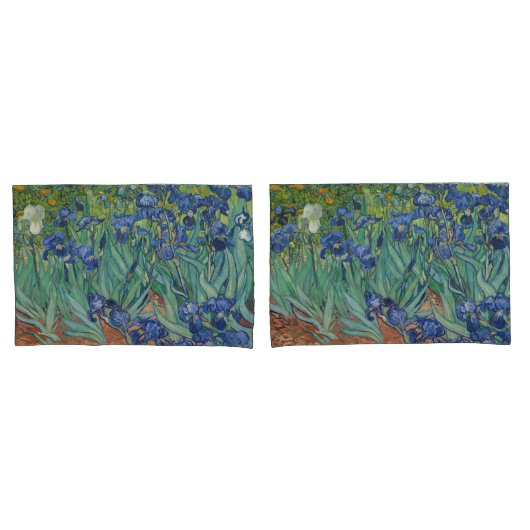 Van Gogh Vintag Irises Kissenbezug (Vorderseite-Set)