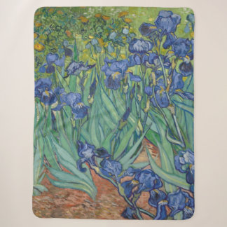 Van Gogh Vintag Irises Sherpadecke