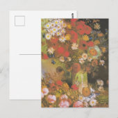 Van Gogh Vintag Peonies und Chrysanthemums Postkarte (Vorne/Hinten)