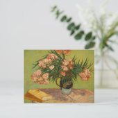 Van Gogh Vintag Stillleben mit Oleander Postkarte (Stehend Vorderseite)
