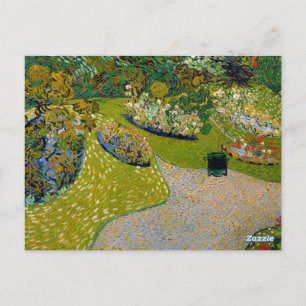 Van Gogh Vintage Garten in Auvers Postkarte