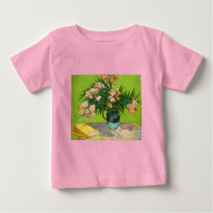 Van Gogh Vintage-Gemälde Blüten Blumen Reben Baby T-shirt