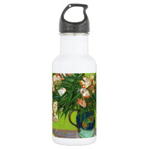 Van Gogh Vintage-Gemälde Blüten Blumen Reben Edelstahlflasche