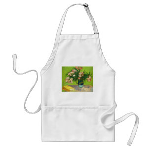 Van Gogh Vintage-Gemälde Blüten Blumen Reben Schürze