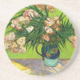 Van Gogh Vintage-Gemälde Blüten Blumen Reben Untersetzer