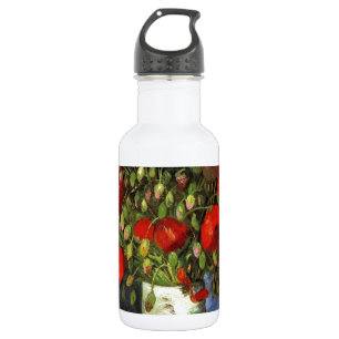 Van Gogh Vintage-Gemälde Blüten Vasen Blumen Edelstahlflasche