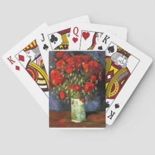 Van Gogh Vintage-Gemälde Blüten Vasen Blumen Spielkarten