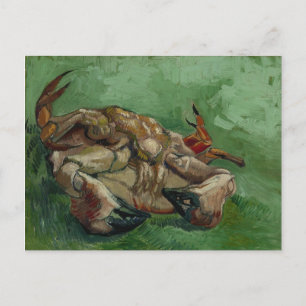 Van Gogh Vintage Krebs auf dem Rücken Postkarte
