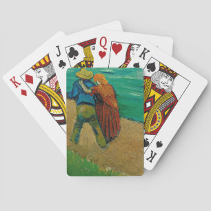 Van Gogh Vintage Post-Impressionist Zwei Liebende Spielkarten