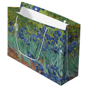 Van Gogh Vintage Schwertlilien Große Geschenktüte
