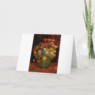 Van Gogh Vintage Vase Blume Blüten Karte
