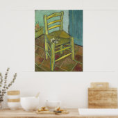 Van Gogh-Vorsitz von Vincent Van Gogh Poster (Küche)