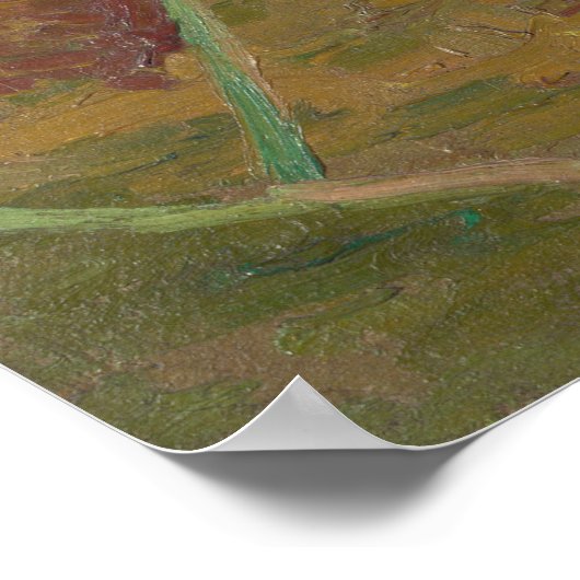 Van Gogh-Vorsitz von Vincent Van Gogh Poster (Ecke)