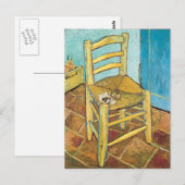Van Gogh-Vorsitz von Vincent van Gogh Postkarte (Vorne/Hinten)