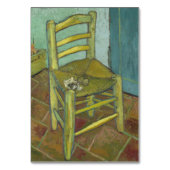 Van Gogh-Vorsitz von Vincent Van Gogh Tischnummer (Rückseite)