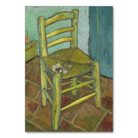 Van Gogh-Vorsitz von Vincent Van Gogh Tischnummer (Vorderseite)