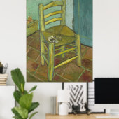 Van Gogh-Vorsitzender Poster (Heimbüro)