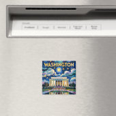 Van Gogh Washington DC Lincoln Memorial Travel Magnet (In Situ (Geschirrspüler))