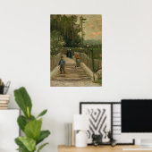 Van Gogh Weg in Montmartre Poster (Heimbüro)