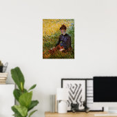 Van Gogh; Weibchen im Gras, Vintage Kunst Poster (Heimbüro)