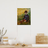 Van Gogh; Weibchen im Gras, Vintage Kunst Poster (Küche)