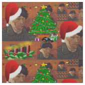 van gogh Weihnachtsstoff Stoff (Nahaufnahme)