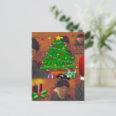 van gogh Weihstmas Feiertagspostkarte (Stehend Vorderseite)