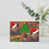 van gogh Weihstmas Feiertagspostkarte (Stehend Vorderseite)