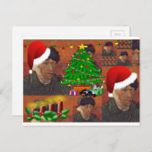 van gogh Weihstmas Feiertagspostkarte (Vorne/Hinten)